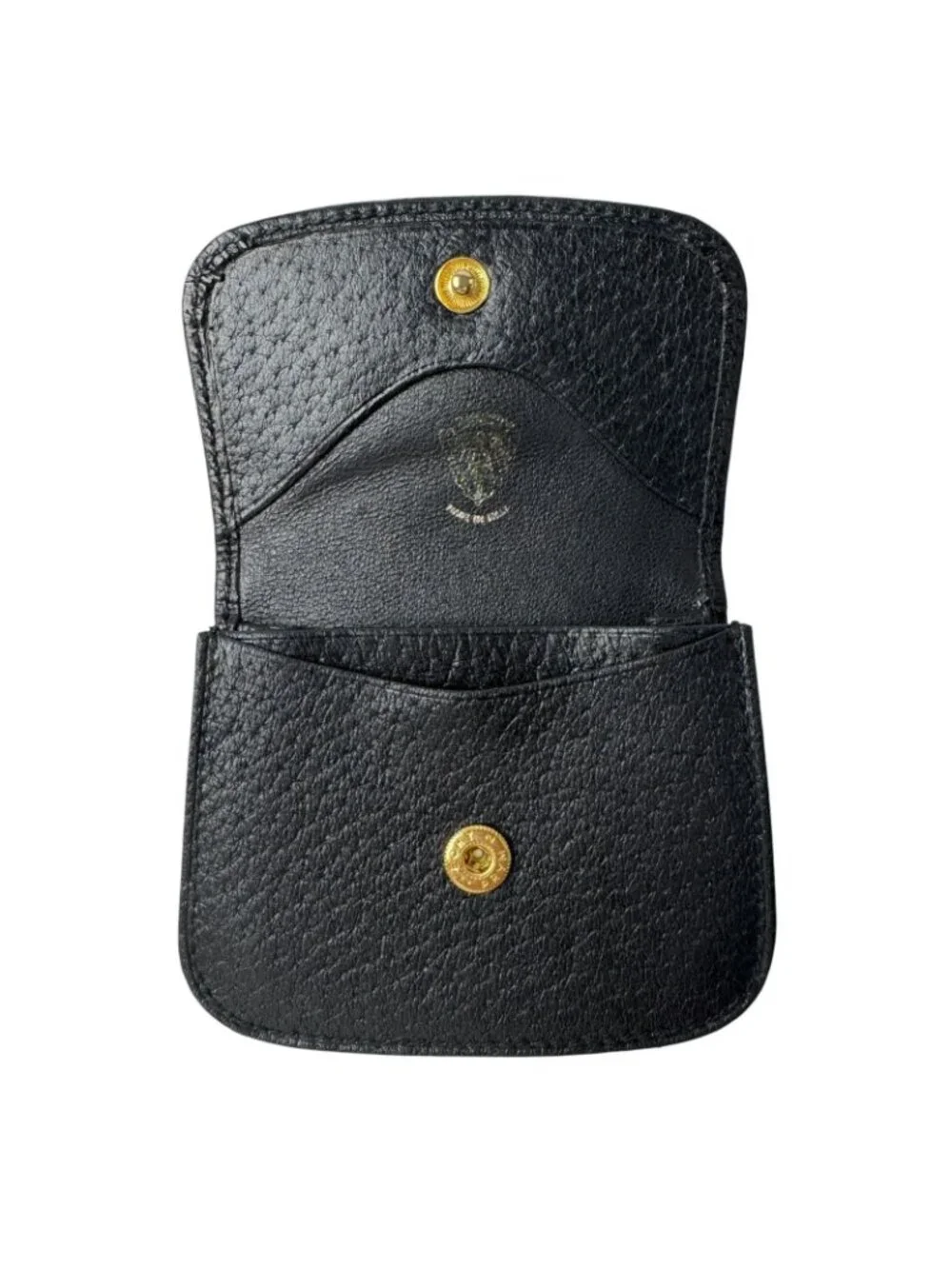 Gucci Vintage GG Marmont Coin Purse Black Leather